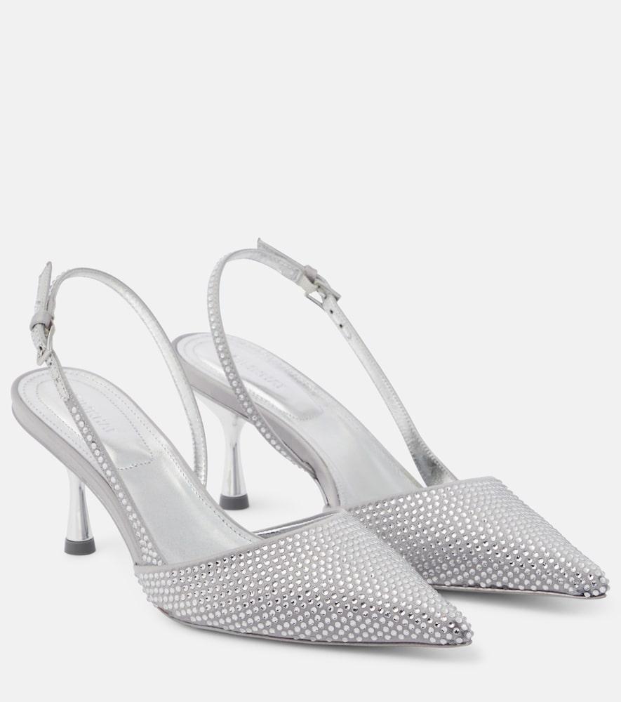 simkhai dylan embellished slingback pumps