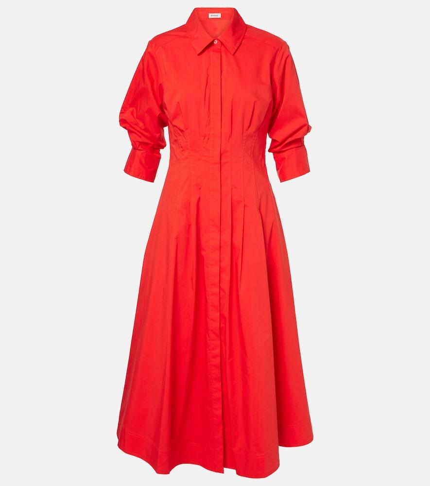 simkhai jazz cotton-blend midi dress