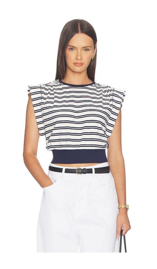 simkhai joie cotton jersey top in multi. - size l (also in s, m, xs)