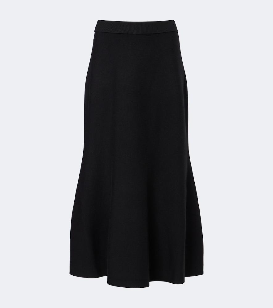 simkhai kasey wool midi skirt