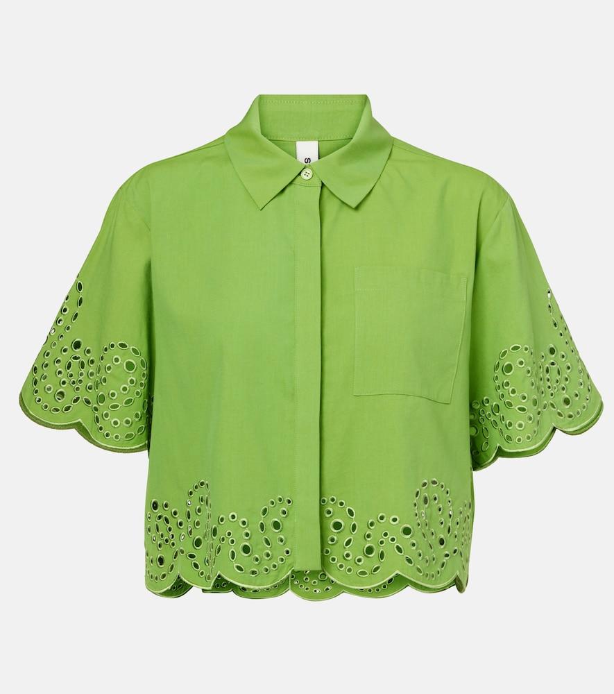 simkhai keyla broderie anglaise top