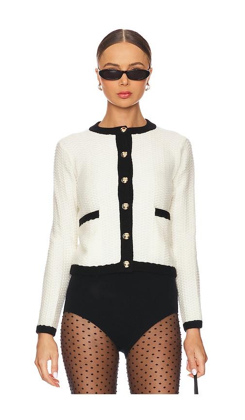 simkhai klaire cardigan in white. - size m (also in s)