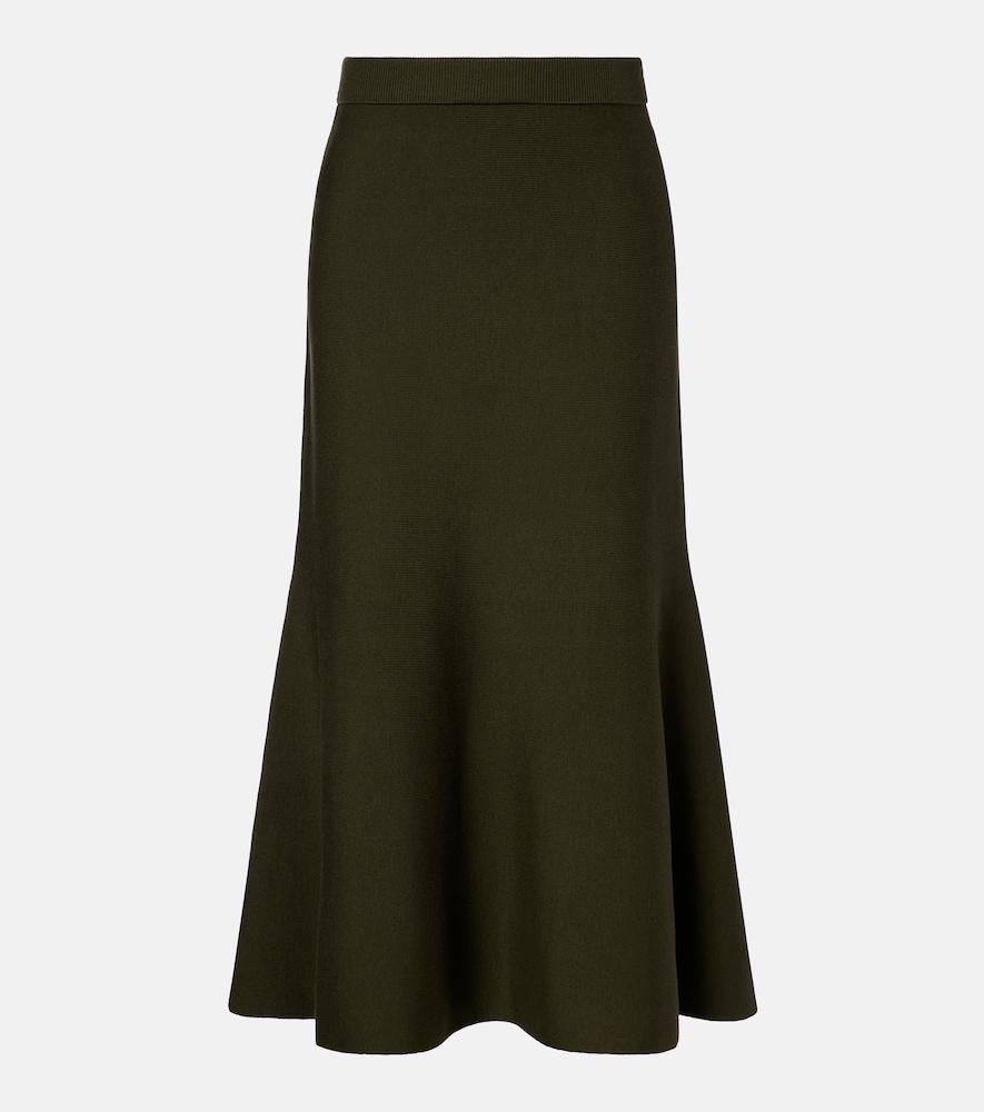 simkhai layne wool midi skirt