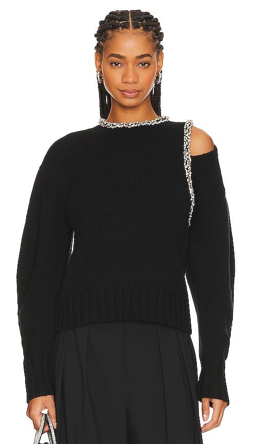 simkhai monroe pullover in black. - size m (also in s, xs)