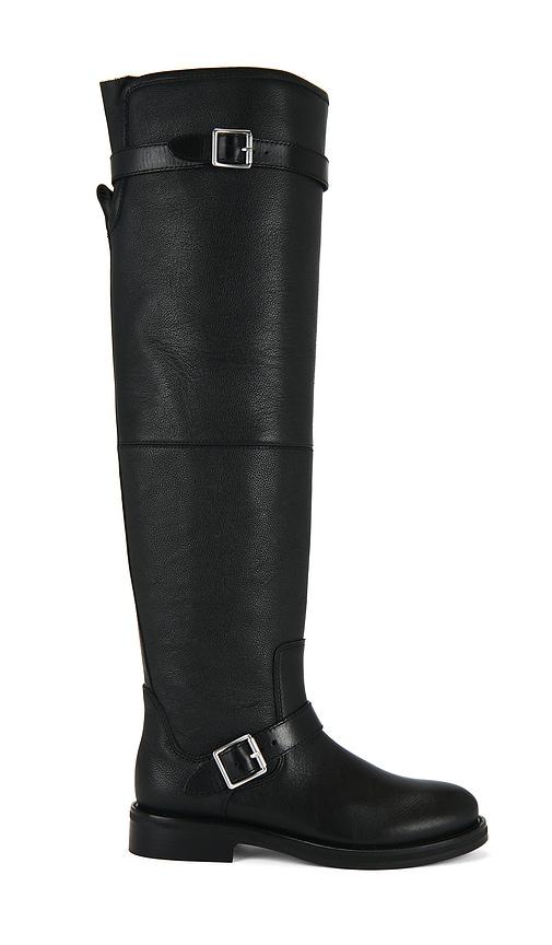 simkhai noah over-the-knee boot in black. - size 36 (also in 38)