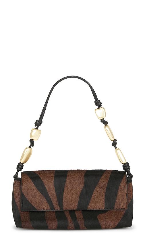 simkhai piedra shoulder bag in brown.