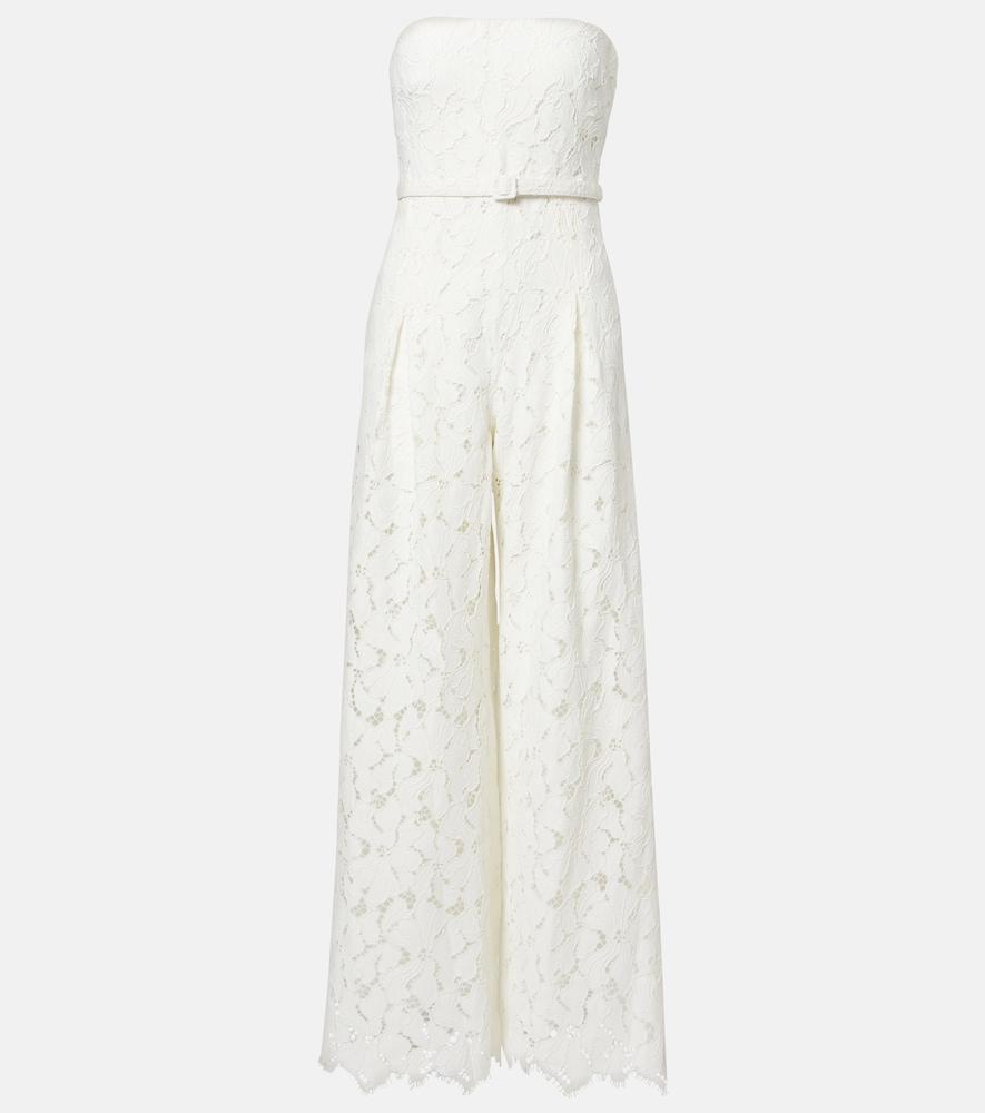 simkhai rebecca strapless lace jumpsuit