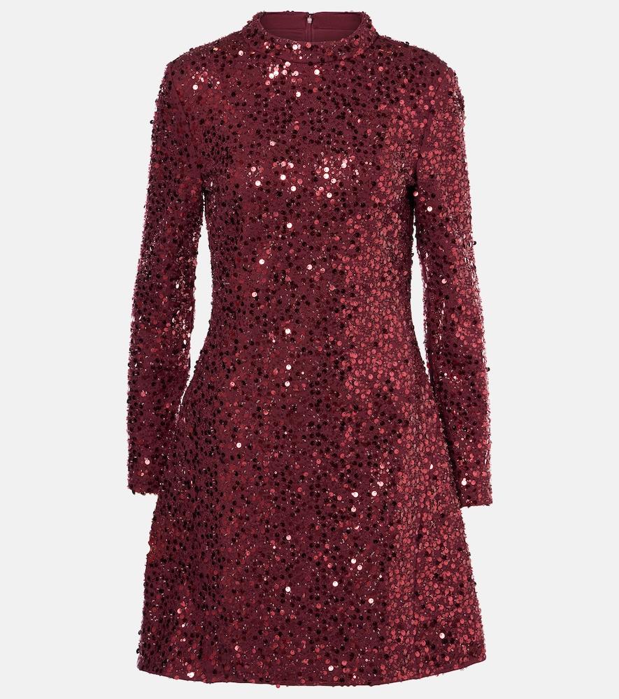 simkhai safia sequined minidress