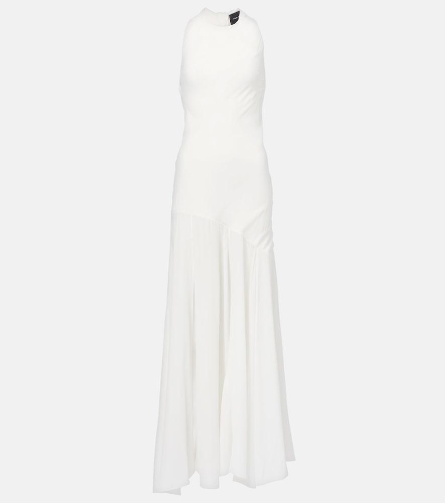 simone rocha bow-detail open-back gown