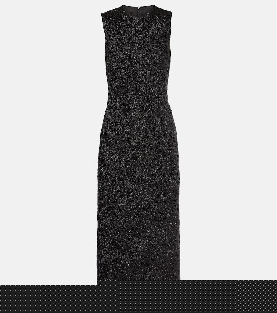 simone rocha cloqué midi dress