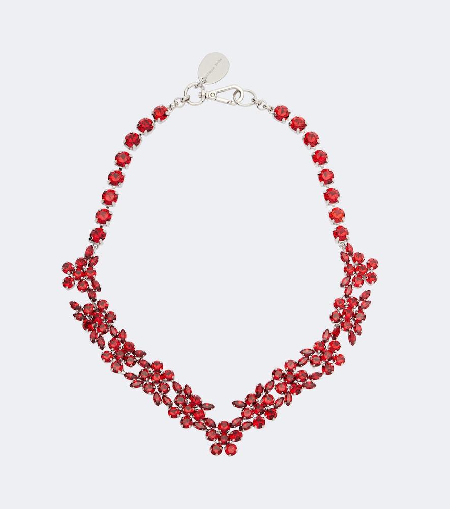 simone rocha crystal-embellished necklace