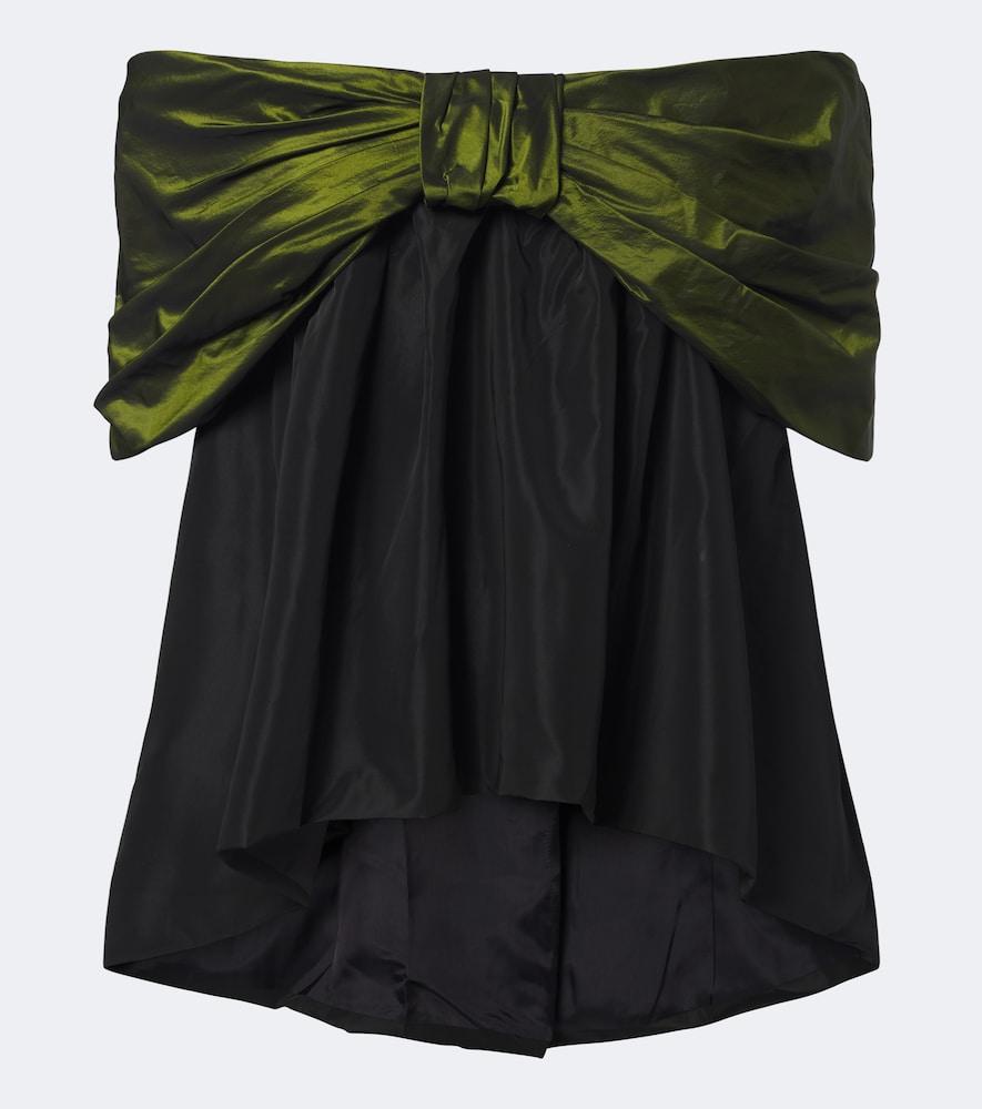 simone rocha draped off-shoulder top