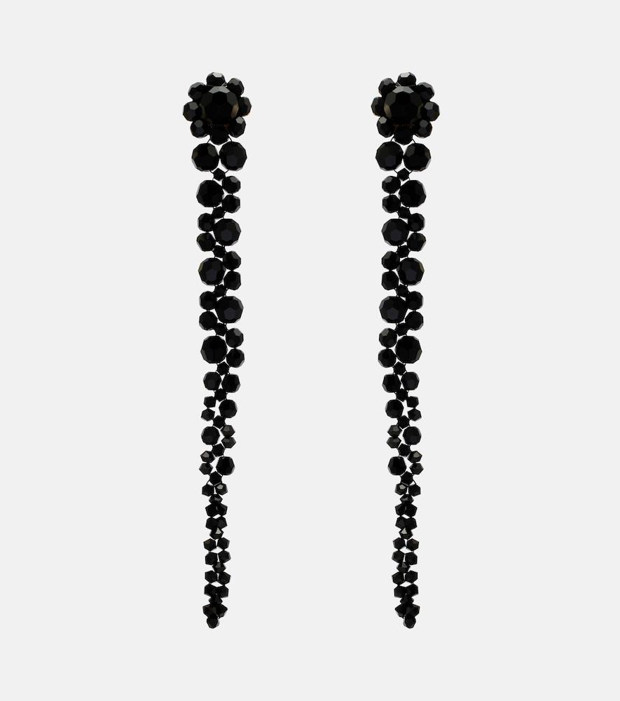 simone rocha drip embellished drop earrings