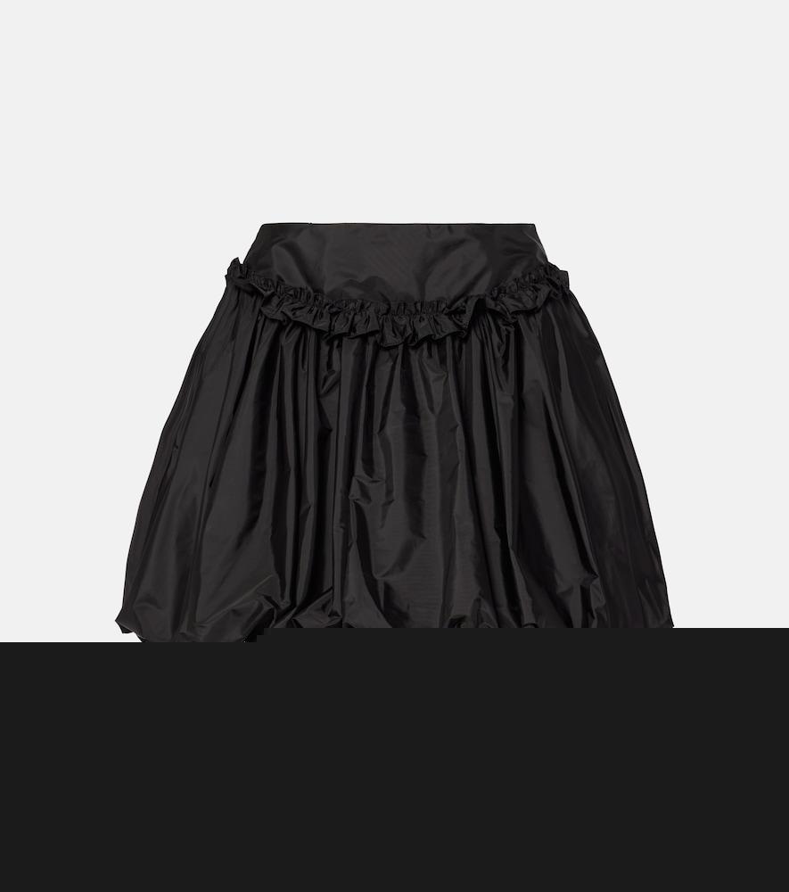 simone rocha gathered taffeta miniskirt