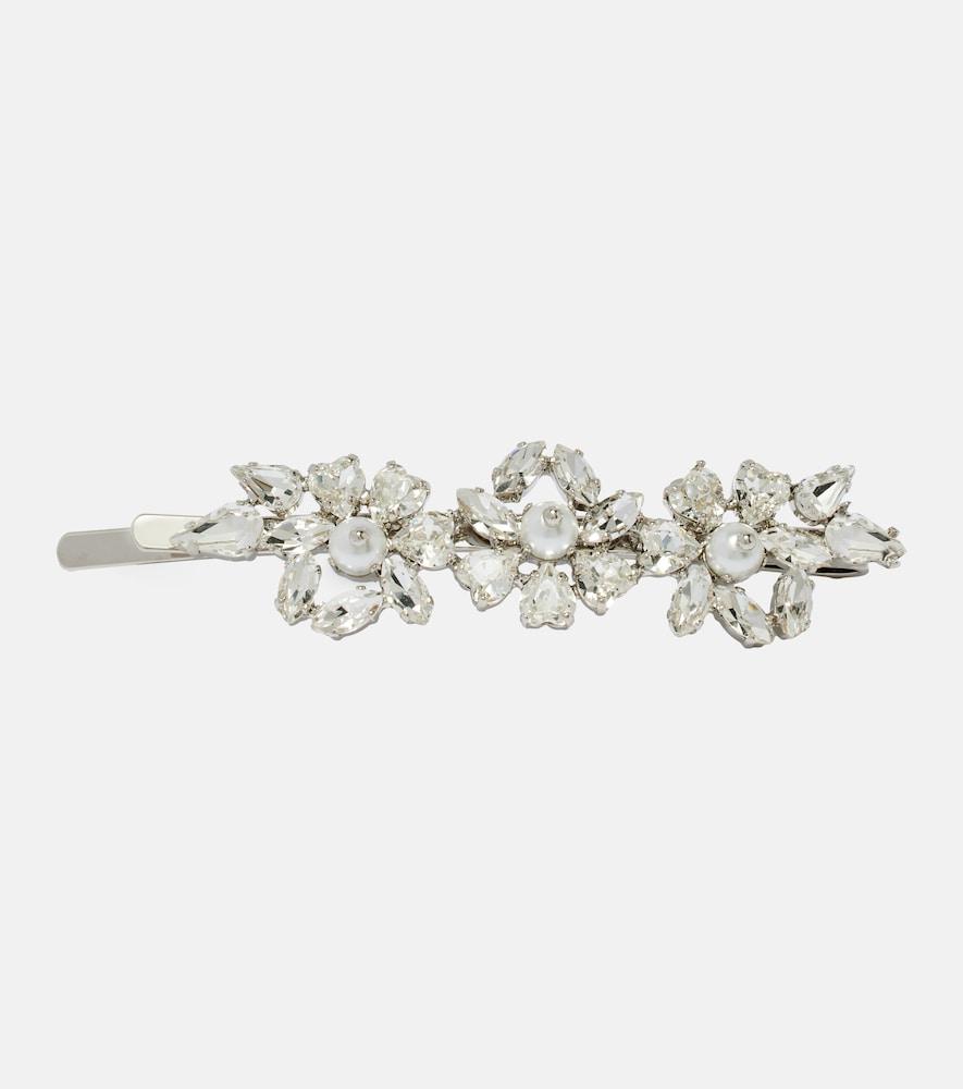 simone rocha heartbloom embellished hair clip