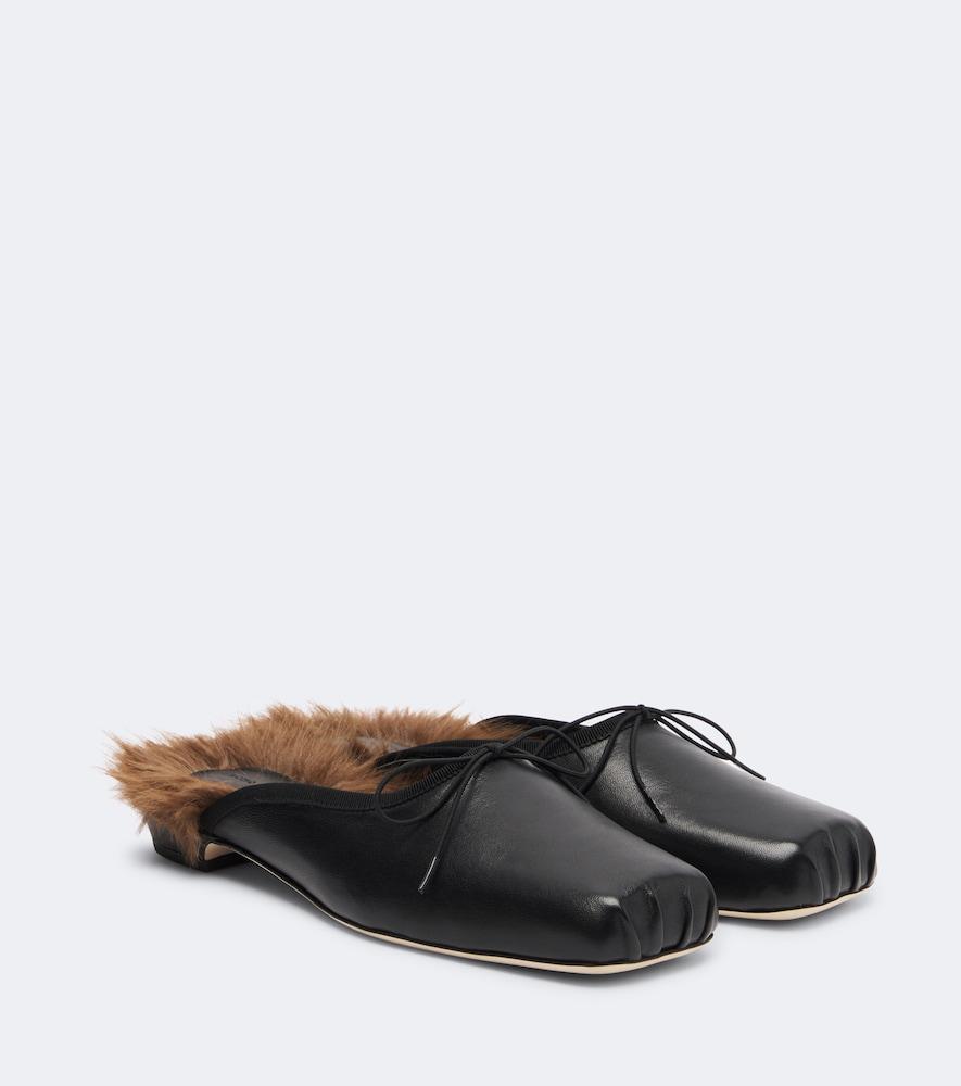 simone rocha leather mules