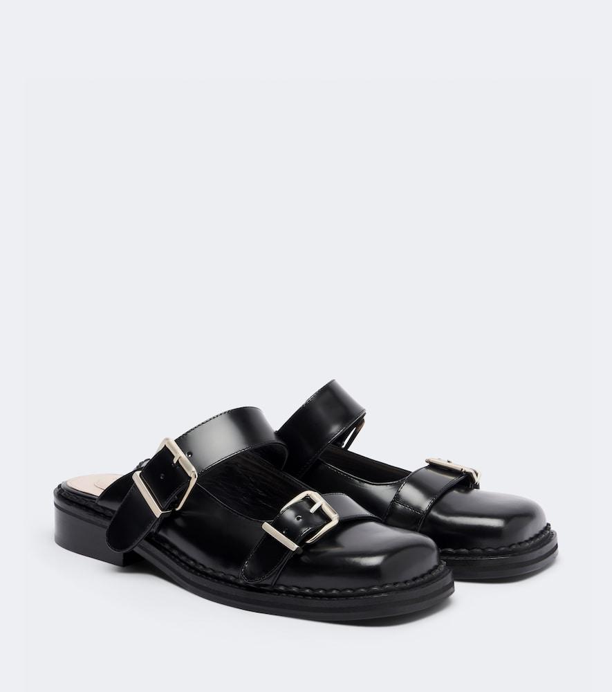 simone rocha leather mules