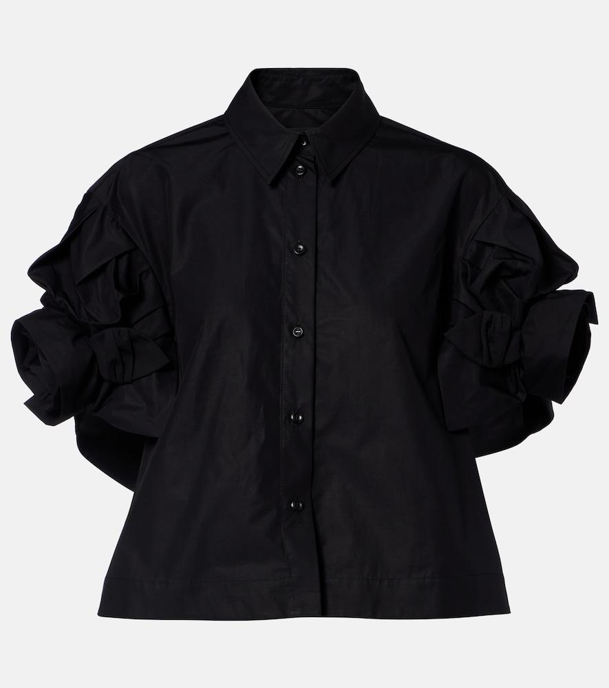 simone rocha puff-sleeve cotton shirt