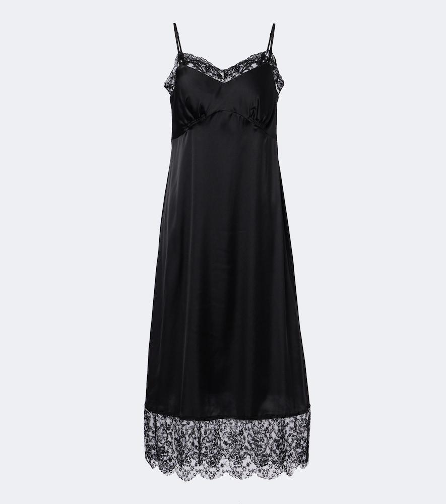 simone rocha satin slip dress