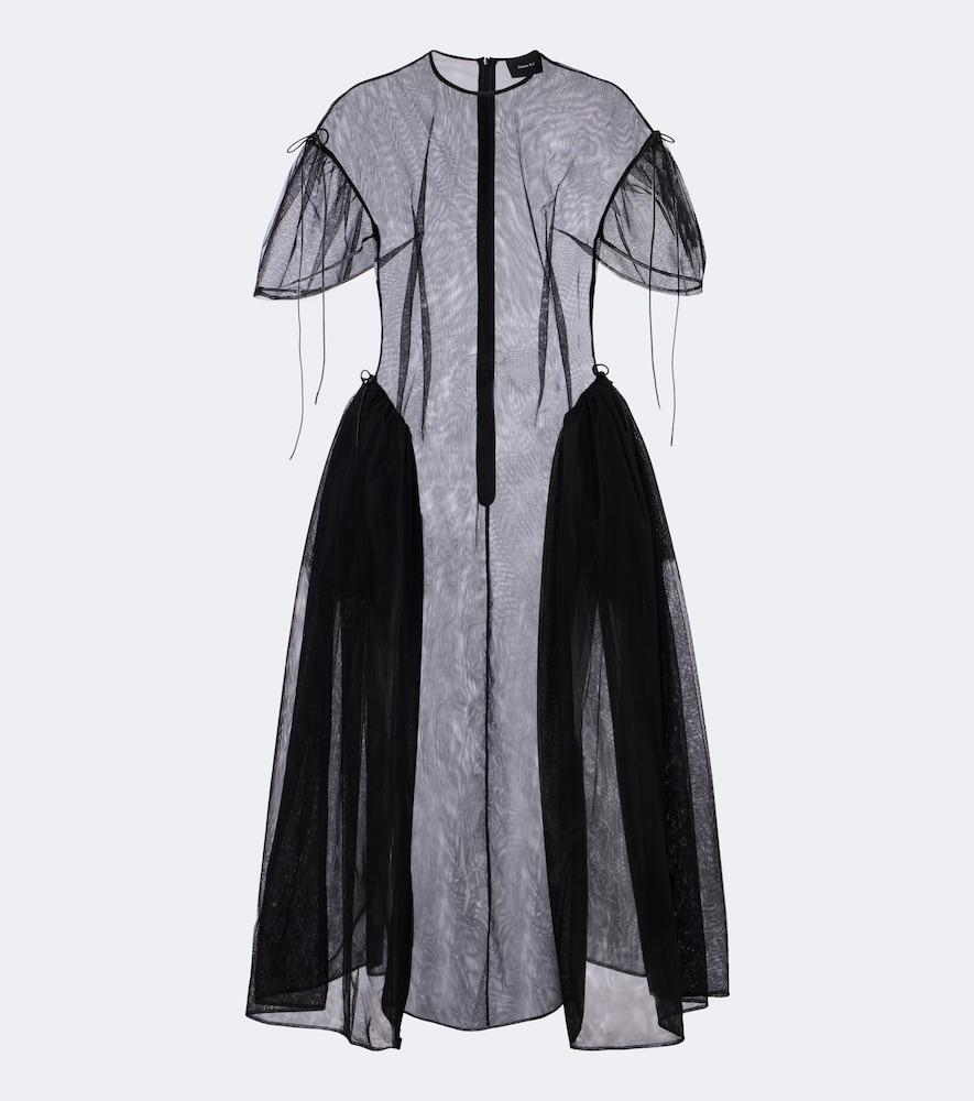 simone rocha tulle midi dress