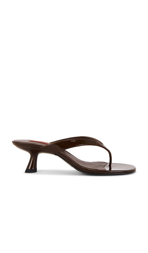 simonmiller beep thong sandal in chocolate. - size 39 (also in 41)