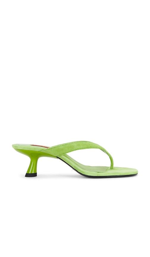 simonmiller beep thong sandal in green. - size 37 (also in 39)