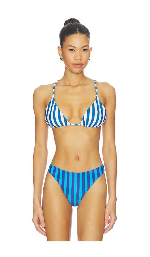 simonmiller bwai bikini top in blue. - size l (also in s, xs)