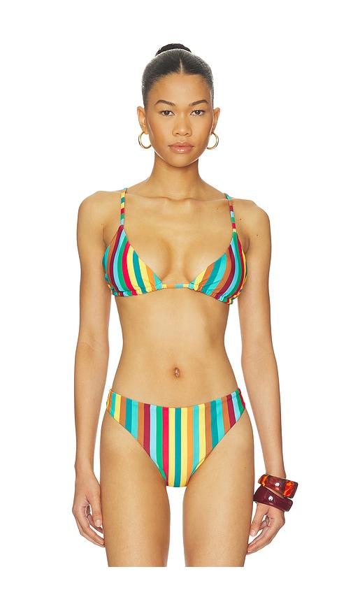 simonmiller bwai bikini top in mustard. - size l (also in m, s, xl, xs)