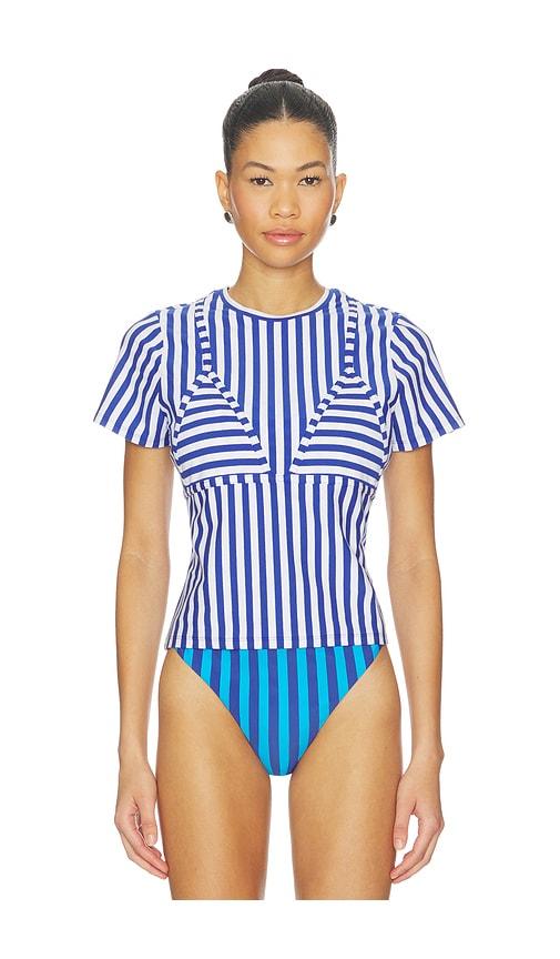 simonmiller bwai striped tee in blue. - size m (also in xs, s)