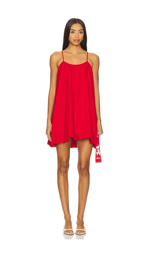 simonmiller cleo crepe mini dress in red. - size l (also in s)