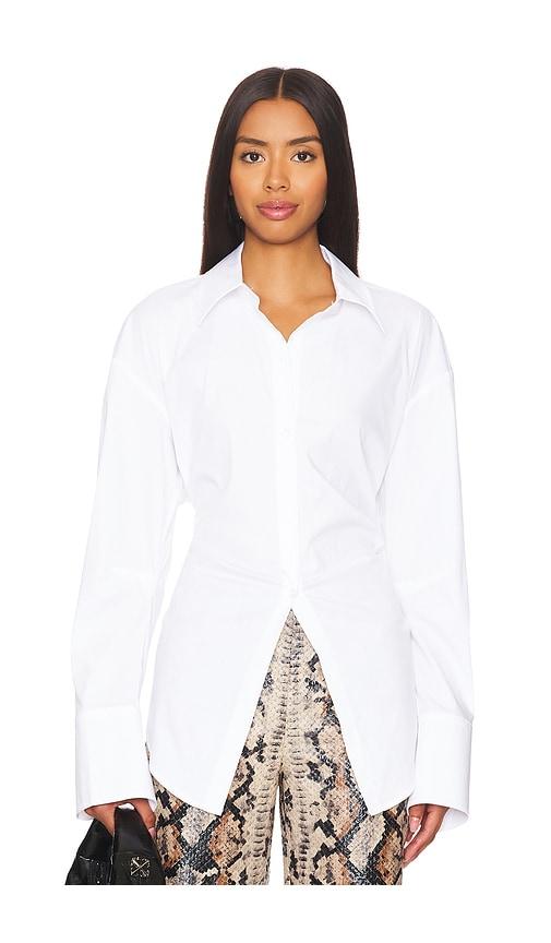 simonmiller loch button up shirt in white. - size l (also in m, s, xl, xs)
