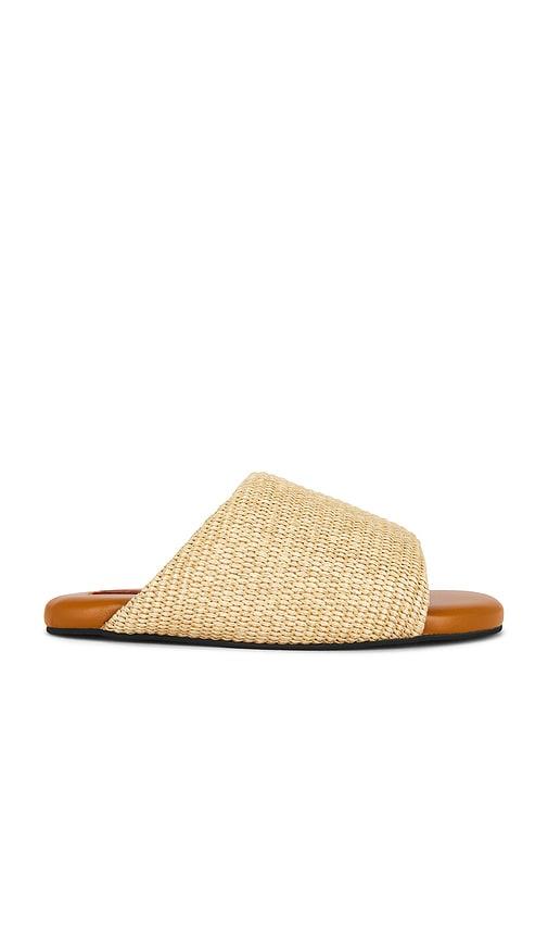 simonmiller raffia bubble slide in neutral. - size 35 (also in 36, 38)
