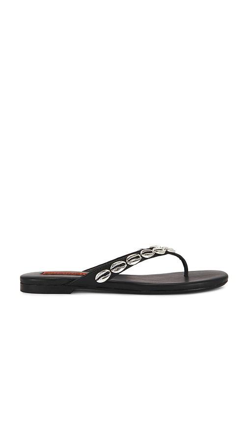 simonmiller riviera thong sandal in black. - size 37 (also in 38)