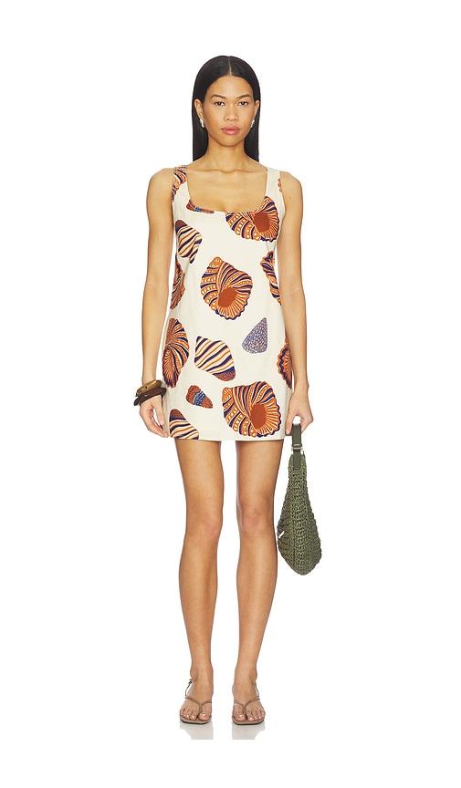 simonmiller sahara linen mini dress in neutral. - size l (also in m, s)