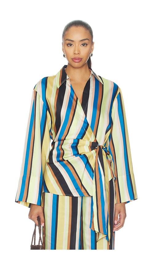 simonmiller vietta twill top in multi. - size l (also in xs, s, m)