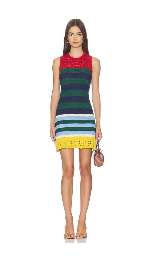 simonmiller yvonne knit mini dress in multi. - size l (also in xs, s, m, xl)