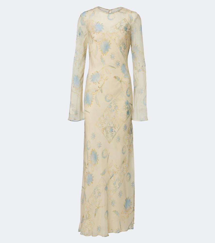 sir cecile printed maxi dress