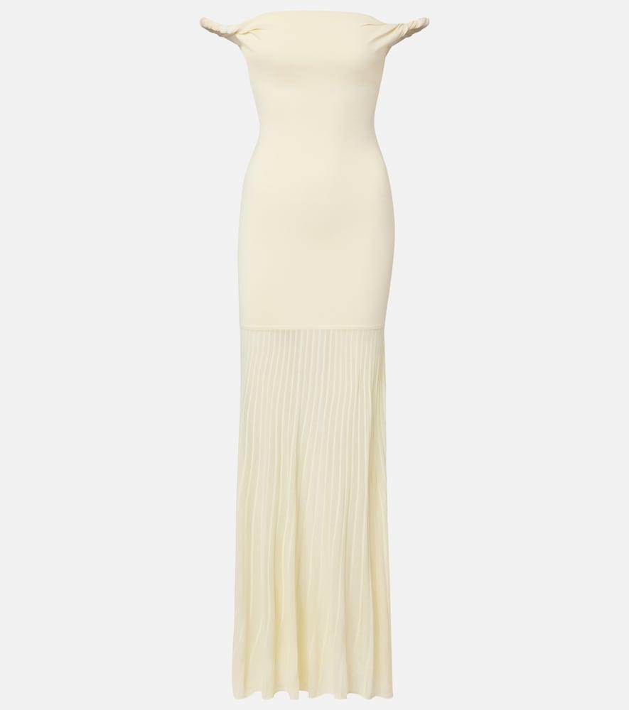 sir elia off-shoulder maxi dress