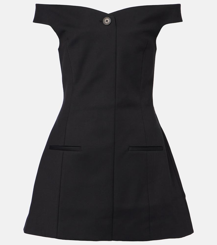 sir sandrine off-shoulder minidress