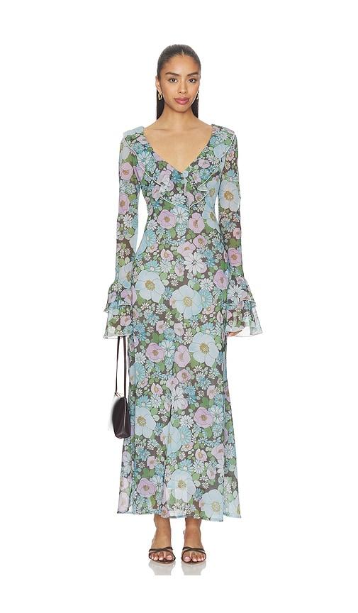 sister ny shellona dress in blue,lavender. - size s (also in xs)