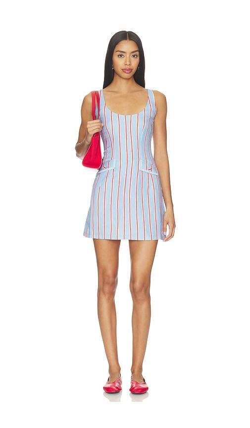 sister ny vivi romper in blue,red. - size l (also in xs, s, xl)
