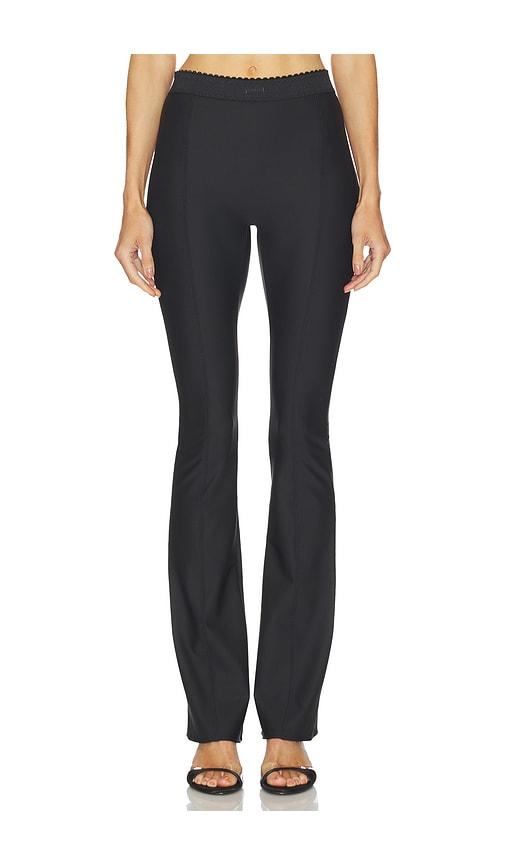 skims body skinny flare pant in black. - size l (also in xs, s, m, xl)