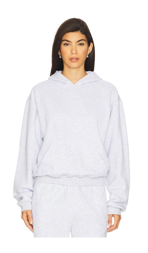 skims cotton fleece classic hoodie in light grey. - size s (also in xxs, xs)