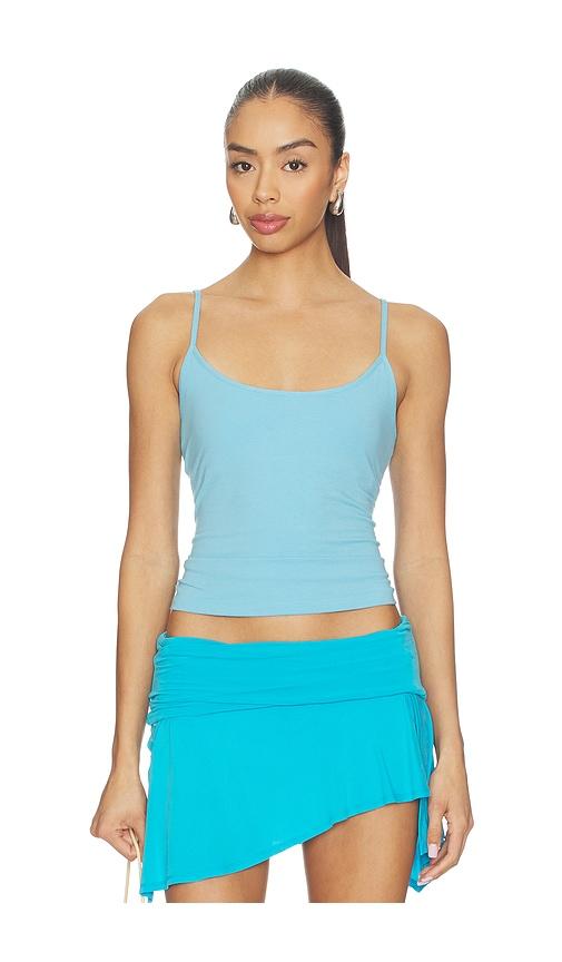 skims cotton jersey cami in blue. - size l (also in m)
