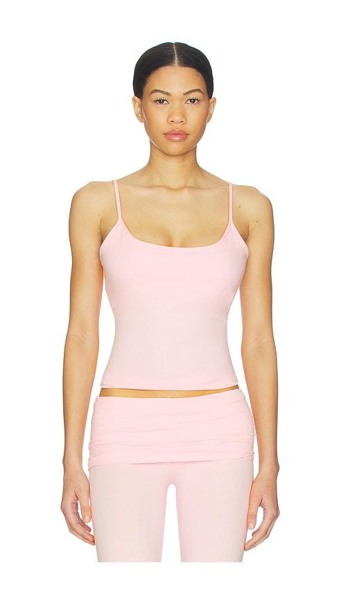 skims cotton jersey cami in pink. - size l (also in m, s)