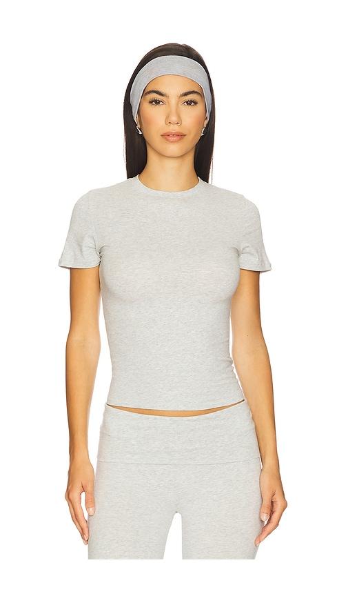 skims cotton jersey t-shirt in light grey. - size l (also in xxs, s, m)
