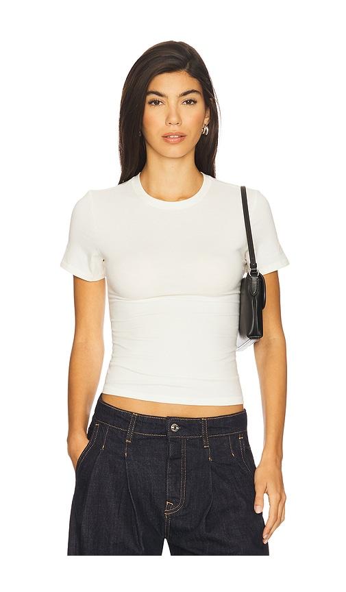 skims cotton jersey t-shirt in light grey. - size s (also in xxs, xs)