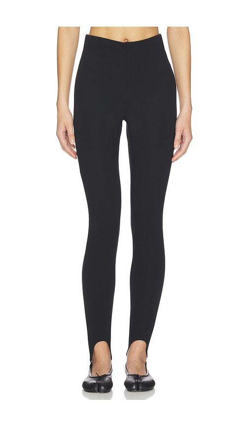 skims essential high waist stirrup legging in black. - size l (also in xxs, xs, s, m)