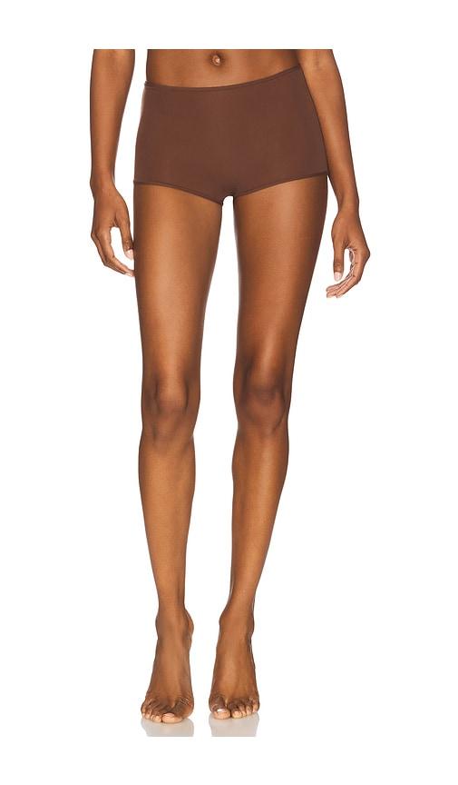 skims fits everybody boyshort in chocolate. - size l (also in s, xs)