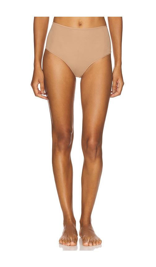skims fits everybody high waisted thong in beige. - size 2x (also in xxs, xs, s, m, l, xl, xxl)